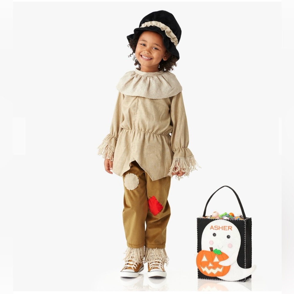 Wizard of Oz Kids Scarecrow Costume - PBK - Picture 2 of 13